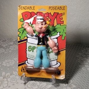 Bendable,  posable Popeye figure